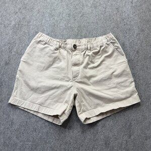 Chubbies Staples Shorts Men XL Beige Khaki 5.5" Elastic Regular Fit Stretch b033